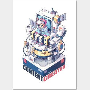 Content Creator Posters and Art